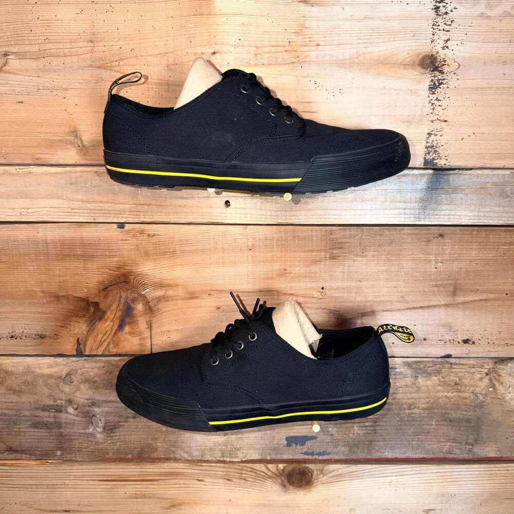 Dr. Martens Pressler Canvas Size 11 US M Black Oxford Sneakers